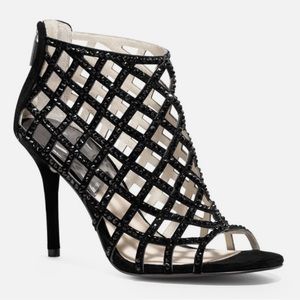 Michael Kors Yvonne Crystal Open Toed Bootie